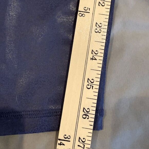 OFFLINE By Aerie The Hugger Crossover High Waisted Crackle Legging Blue Small - Picture 8 of 12